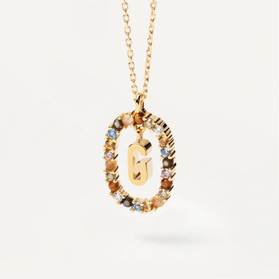 Ins style European and American versatile temperament letter collarbone necklace