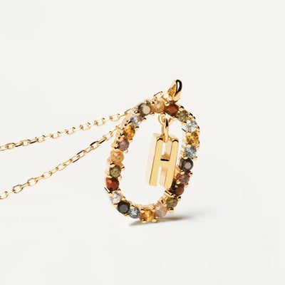 Ins style European and American versatile temperament letter collarbone necklace